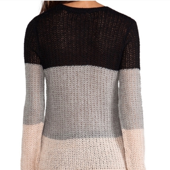 10 Crosby Derek Lam Colorblock Knit Sweater - Picture 13 of 13